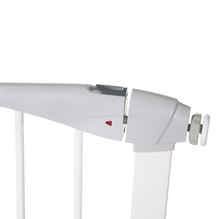 Barierka na schody 76-106 cm bramka rozporowa, zabezpieczająca biała