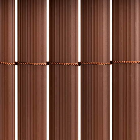 Osłona PVC maskująca 400x100 cm mata na balkon, taras, ogrodzenie, brązowa