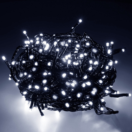 Lampki choinkowe 41,5 m zimny biały 500 led oświetlenie świąteczne IP44