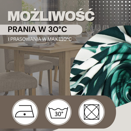 Pokrowiec na krzesło elastyczny liście tropikalne