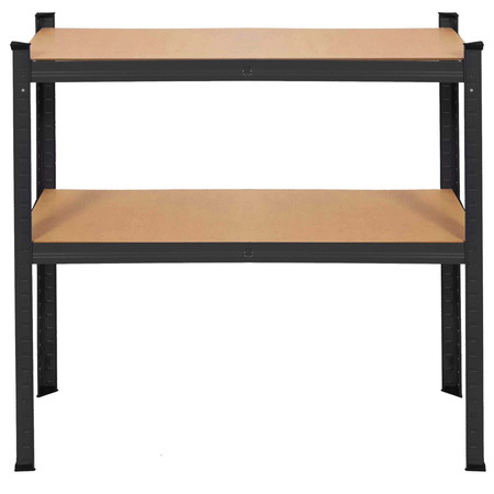 Regał magazynowy, metalowy 170x80x40 cm 4 półki, udźwig 700 kg do garażu, piwnicy