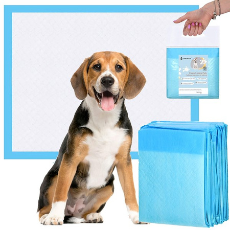 Podkłady higieniczne dla psa 40x60 cm 10 szt. maty chłonne do nauki czystości