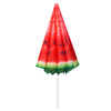 Parasol plażowy 180 cm parasol ogrodowy czerwono-zielony arbuz
