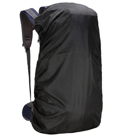 Plecak trekkingowy 60 L turystyczny survival kemping, z gwizdkiem granatowy