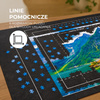 Mata do puzzli 1500 elementów 114x67 cm zwijana plansza do układania
