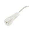 Lampki choinkowe 10 szt. sople 480 Led padający śnieg meteory zewnętrzne biały ciepły