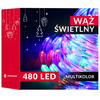 Wąż świetlny 21,5 m multikolor 480 Led z programatorem IP44 dekoracja świąteczna