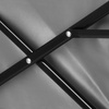 Wózek transportowy ogrodowy składany 80 kg szaro-czarny