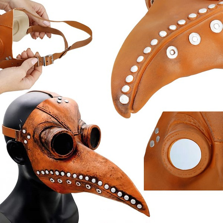 Maska kruka doktora plagi na Halloween plague doctor ozdoby na Halloween