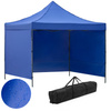 Pawilon handlowy 3x3 m namiot handlowy ekspresowy na imprezy, targ, catering, granatowy