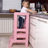 Kitchen helper, pomocnik kuchenny, podest dla dzieci 90 cm różowy
