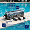Okulary do pływania z powłoką Anty-fog i zatyczkami do uszu i nosa, gogle pływackie na basen