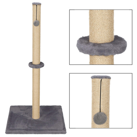 Słupek do drapania dla kota sizal drapak 72 cm