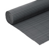 Osłona PVC maskująca 500x160 cm mata na balkon, taras, ogrodzenie, ciemnoszara