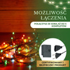 Lampki świąteczne 500 Led multikolor 34,5 m oświetlenie choinkowe