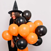 Ozdoby na Halloween zestaw balony girlanda kurtyna 38 el.