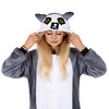 Piżama jednoczęściowa kigurumi damska kombinezon lemur rozmiar S