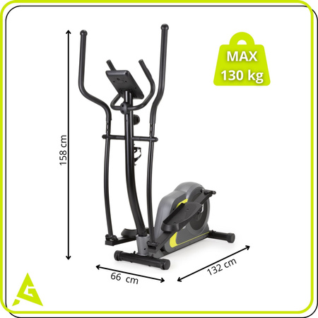 Trenażer eliptyczny do ćwiczeń domowych orbitrek cardio, fitness orbitrek magnetyczny