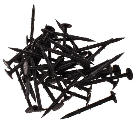Siatka przeciw kretom nornicom 1 m x 25 m + kołki 50 szt. ochrona przeciw gryzoniom 30g/m2