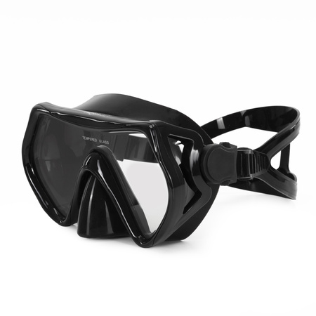 Komplet do snorkelingu płetwy 42-47 regulowane, maska do nurkowania AntiFog i rurka DryTop