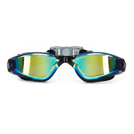 Okularki pływackie Anti-fog okulary do pływania UV na basen zestaw z zatyczkami