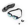 Okularki pływackie Anti-fog okulary do pływania UV na basen zestaw z zatyczkami