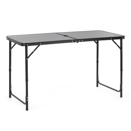 Stolik turystyczny 120x60cm kempingowy stół piknikowy składany ogrodowy, walizka czarny