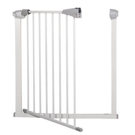 Barierka na schody 76-127 cm bramka rozporowa, zabezpieczająca biała