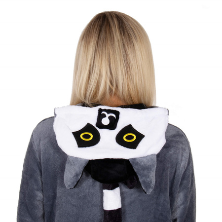 Piżama jednoczęściowa kigurumi damska kombinezon lemur rozmiar M