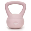 Kettlebell miękki 4 kg ciężar do ćwiczeń, kula treningowa, fitness, jasnoróżowy