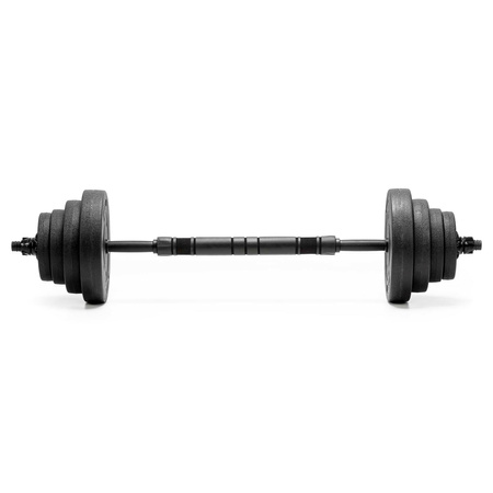 Hantle do treningu siłowego 20 kg regulowane zestaw gryf, sztanga 2x10 kg