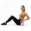 Kettlebell miękki 4 kg ciężar do ćwiczeń, kula treningowa, fitness, jasnoróżowy