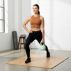 Kettlebell miękki 6 kg ciężar do ćwiczeń, kula treningowa, fitness, turkusowy