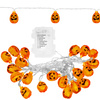 Dekoracja na Halloween łańcuch świetlny dynie girlanda na baterie i pilota 20 LED