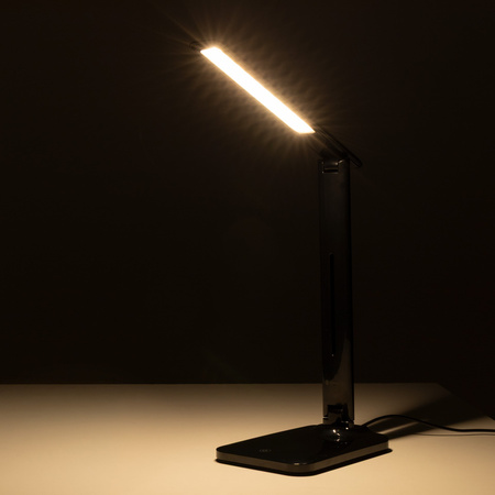 Lampka LED na biurko 55 cm z regulowanym ramieniem, do nauki, czytania, pracy, 3 barwy światła