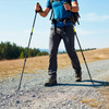 Kijki do chodzenia, nordic walking, trekkingowe, składane z regulacją wysokości, trzema nakładkami