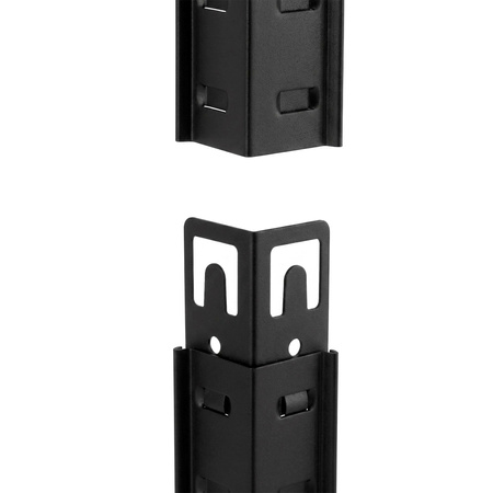 Regał magazynowy, metalowy 170x80x40 cm 4 półki, udźwig 700 kg do garażu, piwnicy