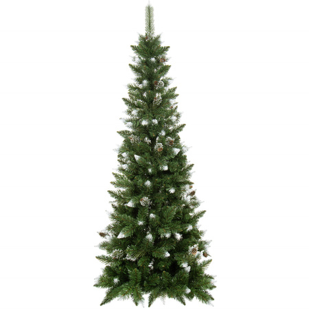 Sztuczna choinka 250 cm sosna diamentowa slim drzewko świąteczne