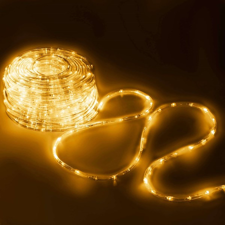 Wąż świetlny 11 m ciepły biały 240 Led z programatorem IP44