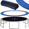 Siatka do trampoliny wewnętrzna z osłoną na sprężyny 244 cm 8 FT 6 słupków niebieska
