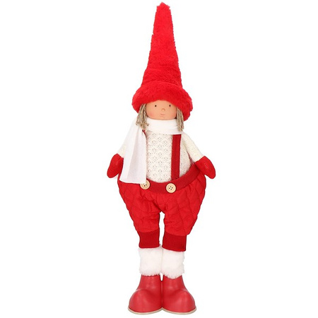 Laleczka 52 cm figurka świąteczna skrzat dziewczynka krasnal