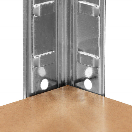 Regał metalowy magazynowy 5 półek 180x90x30cm 875kg do piwnicy, garażu