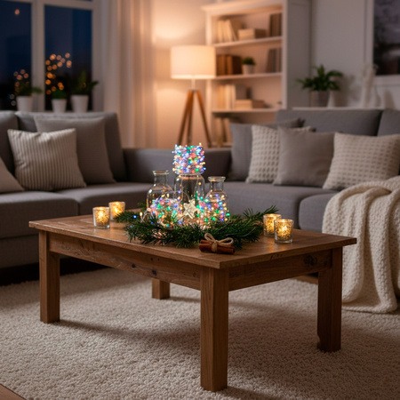 Lampki choinkowe 100 LED multikolor