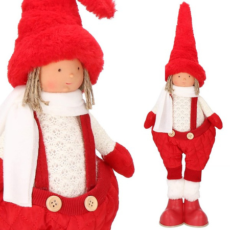 Laleczka 52 cm figurka świąteczna skrzat dziewczynka krasnal
