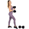 Hantle 2x10kg hexagonalne do ćwiczeń fitness ciężarki zestaw 2 szt. czarne