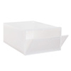Pudełko na buty z klapą 33x23,5x13,5 cm biały organizer zestaw 10 szt.