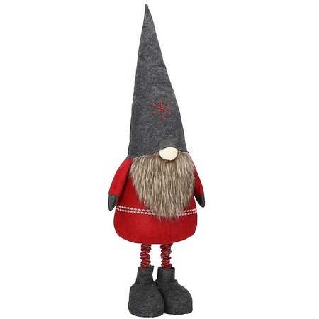 Skrzat świąteczny 95-160 cm, krasnal na teleskopowych nóżkach, gnom