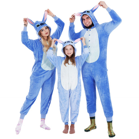 Piżama jednoczęściowa kigurumi damska kombinezon Stitch rozmiar S