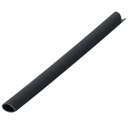 Taśma ogrodzeniowa PVC 35m x 19 cm 450 g/m2 z klipsami mocującymi 20 szt. antracyt