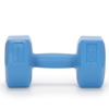 Hantle 2x2,5kg hexagonalne do ćwiczeń fitness ciężarki zestaw 2 szt. niebieskie